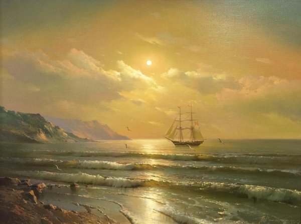 Маринист Георгий Дмитриев