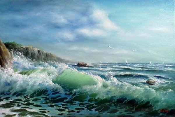 Павел Румянцев художник маринист