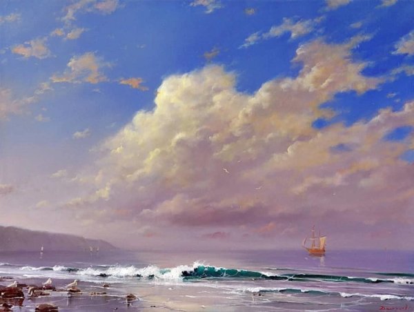 Маринист Георгий Дмитриев