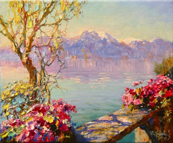 Художник Юрий Обуховский пейзажи Крыма