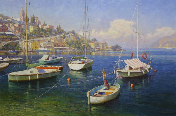 Юрий Обуховский морской пейзаж