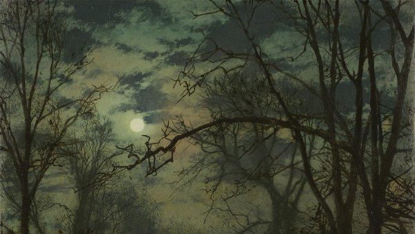 Джон Эткинсон Гримшоу under the Moonbeams, Knostrop Hall