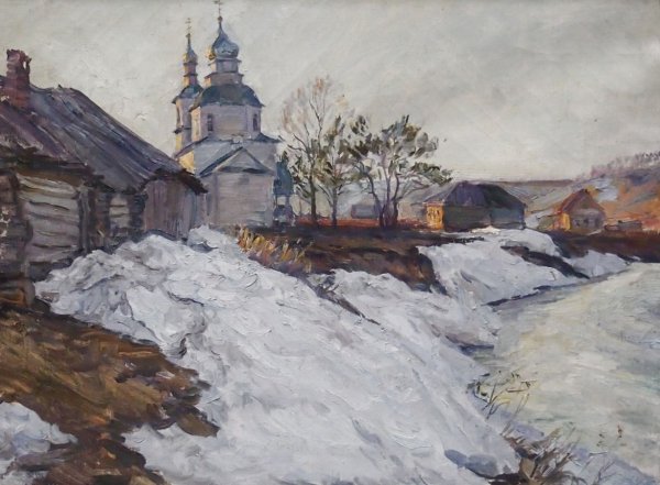 Пейзажи Аркадия Пластова