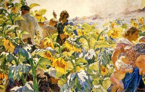 Картина Аркадий пластов «немцы идут»