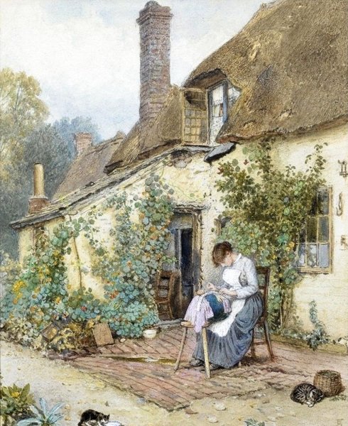 Художник myles Birket Foster 1825-1899