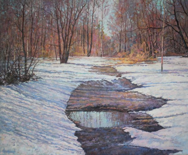 Картина оттепель Федоров художник