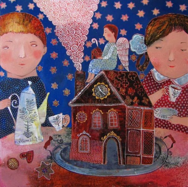Анна Силивончик художник Рождество