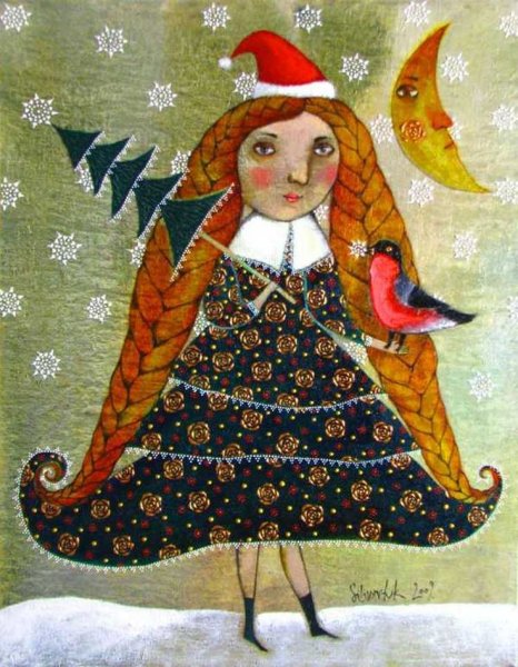 Анна Силивончик художник Рождество