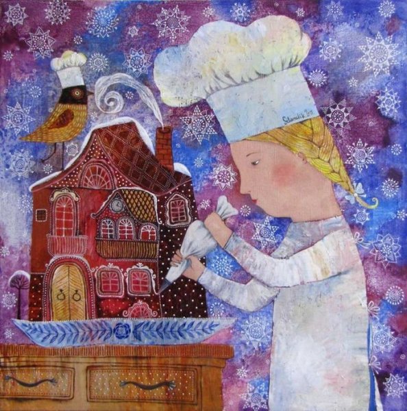 Зимние картины Анны Силивончик