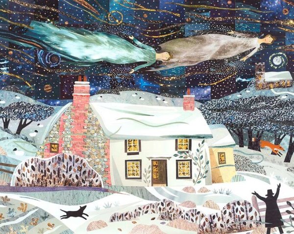 Наивное искусство зима