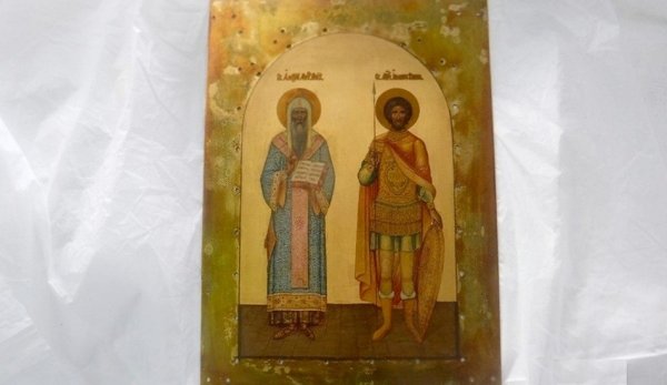 Икона Спаситель Максим Шешуков