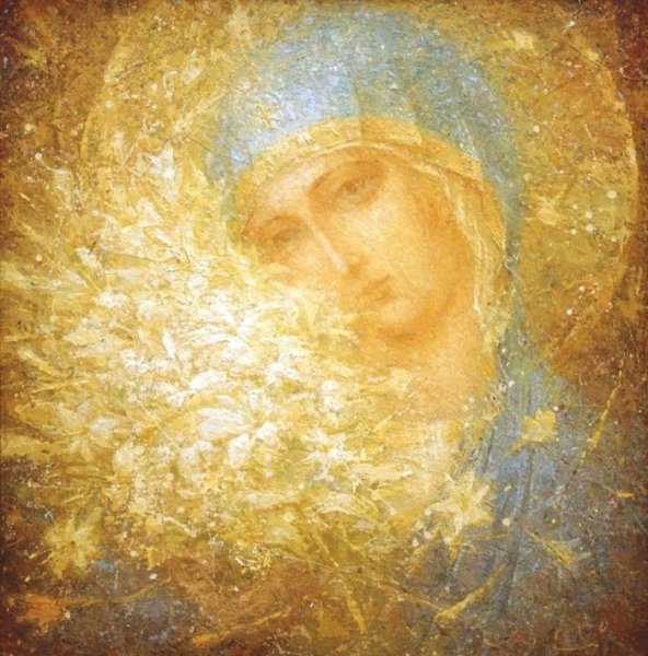 Икона Неувядаемый цвет алмазная