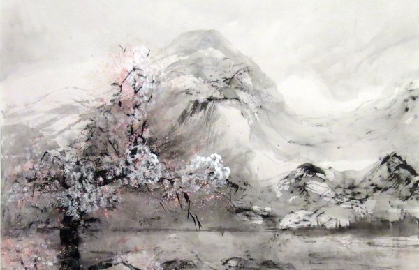 Живопись Японии суйбокуга