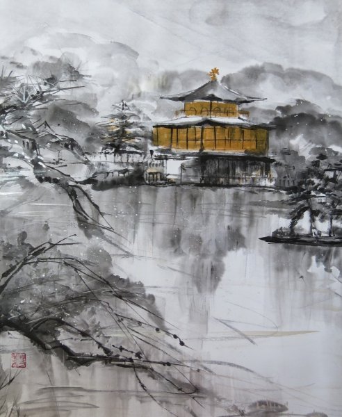 Суйбокуга Suibokuga живопись тушью