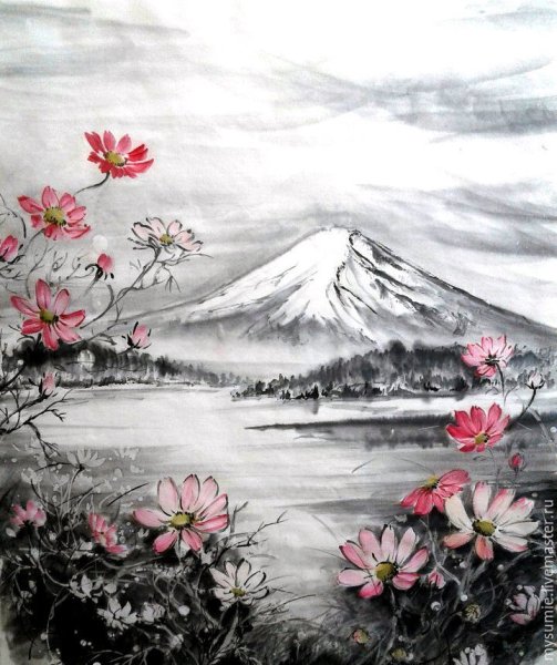 Живопись Японии суйбокуга