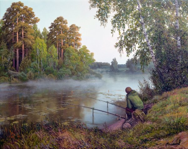 Художник пейзажист Мельников