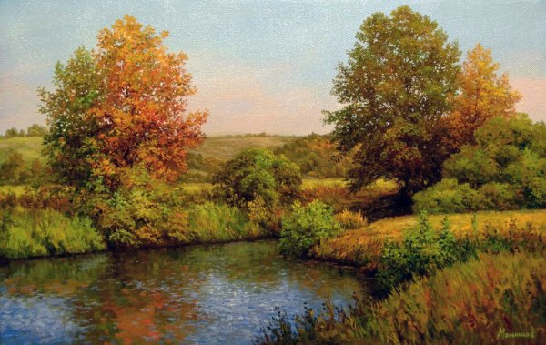 Худ. Александр Мельников пейзажи маслом