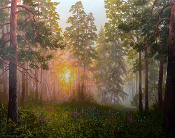 Художник пейзажист Мельников