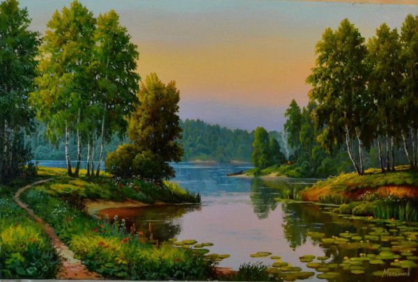 Художник пейзажист Мельников
