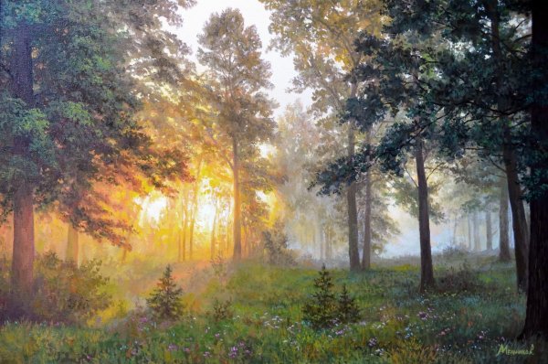 Художник пейзажист Мельников