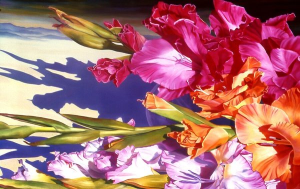 Акварель Гладиолус Беседина