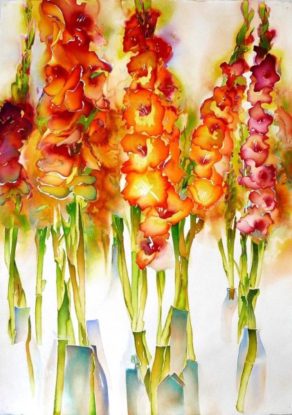 Картина Гладиолус Ольги Базановой