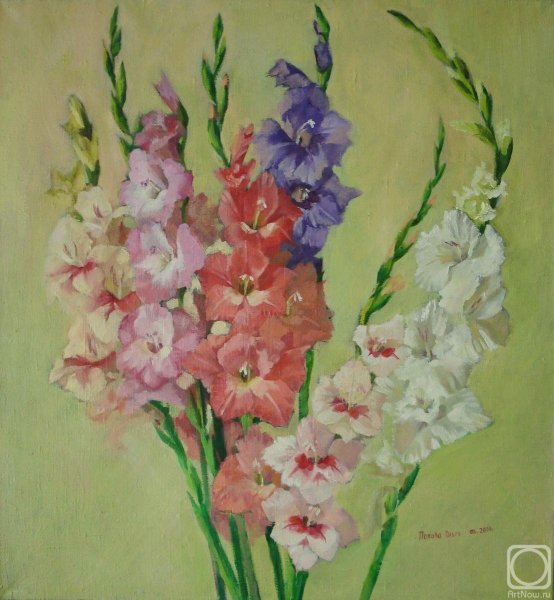 Гладиолусы в живописи