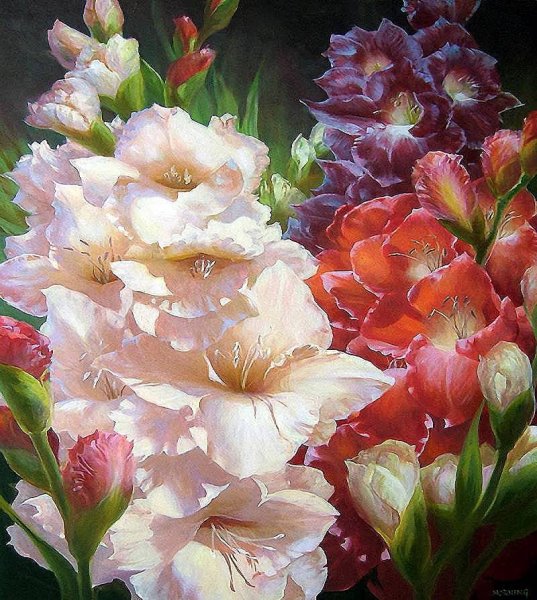 Художник Балакшин Евгений цветы