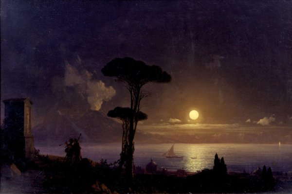 Айвазовский Лунная ночь 1888