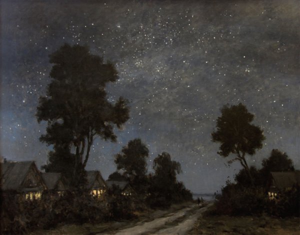 Станислав Брусилов художник картина Лунная ночь