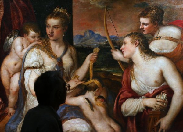 Тициан Венера и лютнист