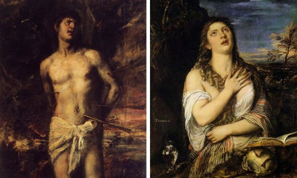 Тициан Вечеллио кающаяся Мария Магдалина