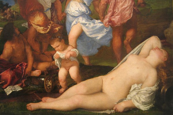 Тициан вакханалия картина