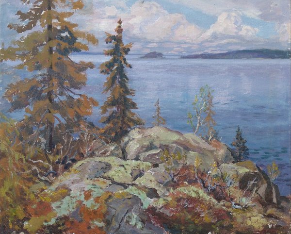 Попов Вениамин Николаевич. Осень в Карелии. 1937