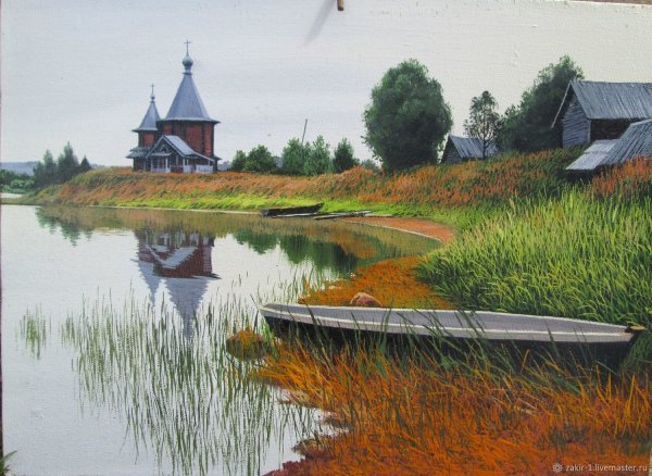 Карельский пейзаж живопись