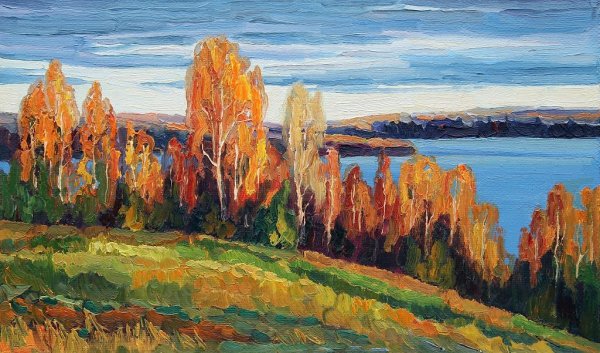 "Осень в Карелии". Вениамин Николаевич Попов (1869-1945)