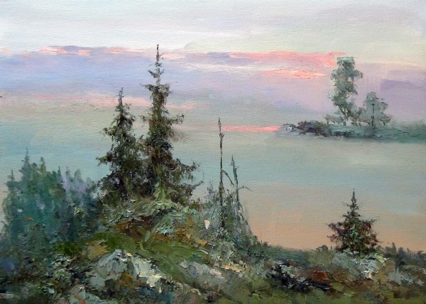 Юрий Обуховский пейзажи Карелии