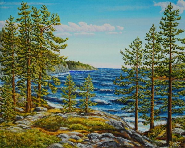 Пейзажи Карелии в живописи