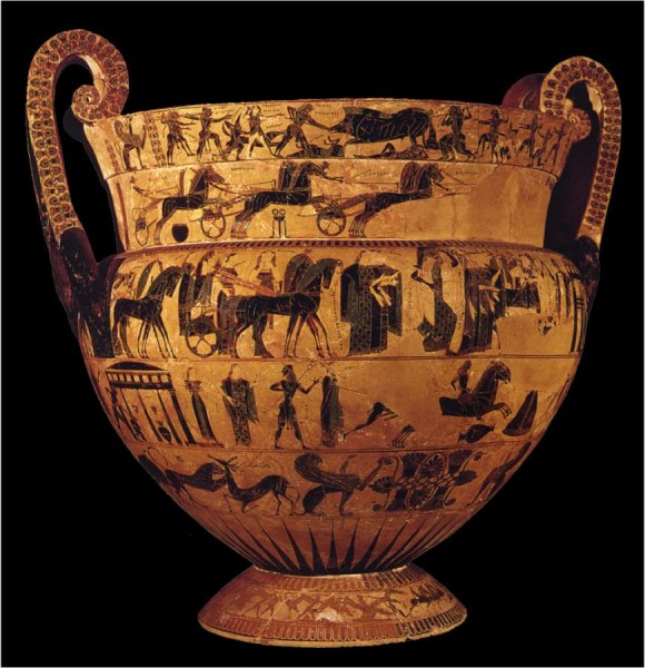 Андокид Амфора с пирующим Гераклом