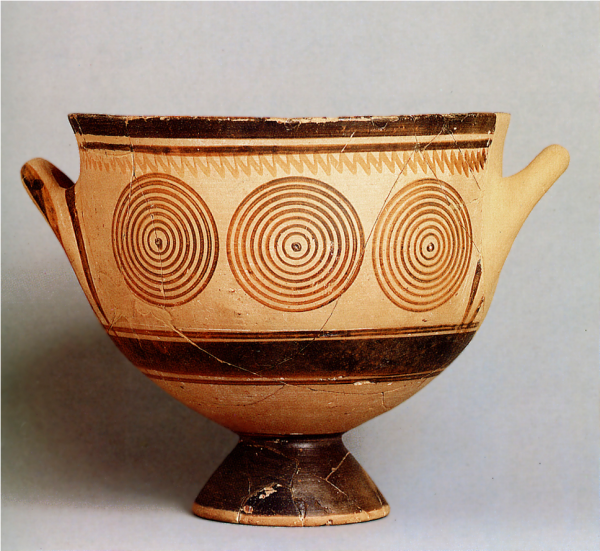 Динос ваза древней Греции