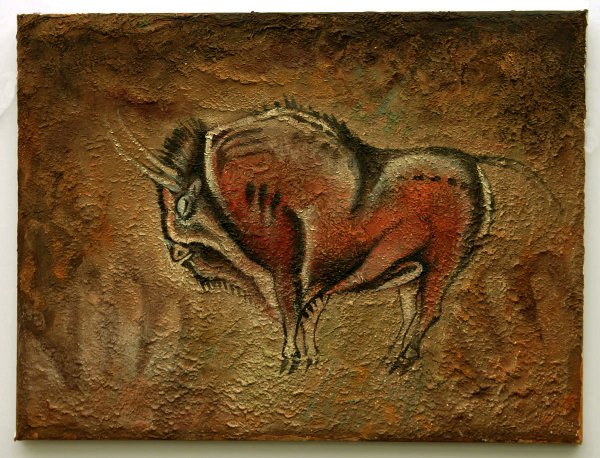 Наскальная живопись Бизон пещера Альтамира