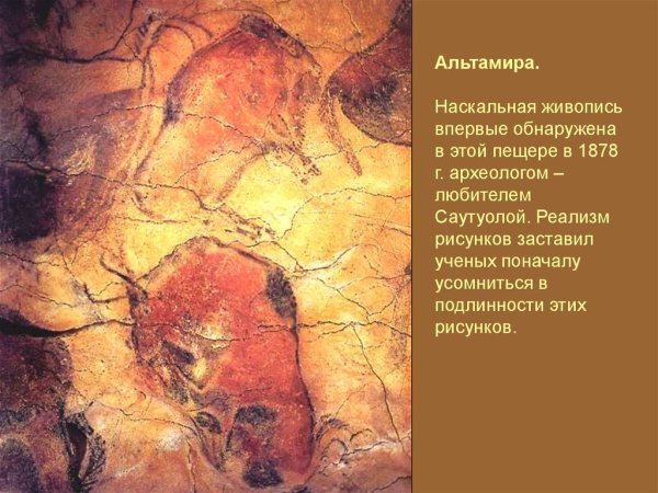 Пещера Альтамира в Испании