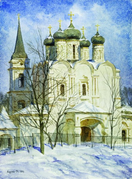 Живопись Сергей Андрияка зима