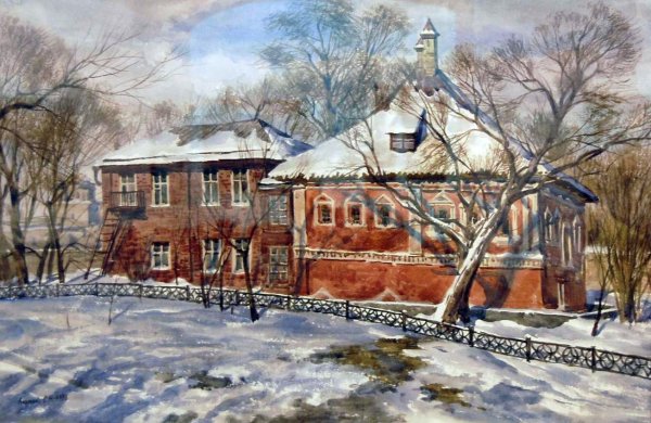 Художник Сергей Андрияка акварель