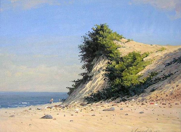 Буден художник пейзажист берег море