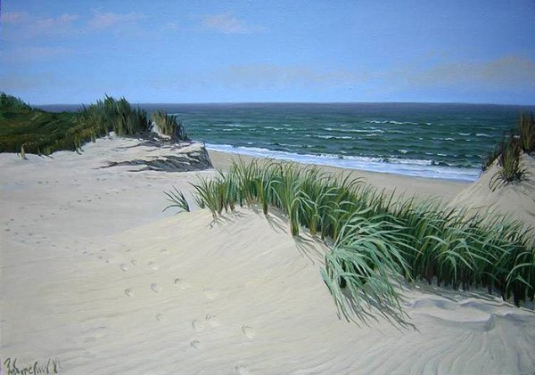 Картины Балтийского моря дюны