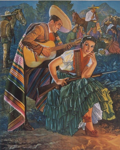 Мексиканские Синко де Майо искусство