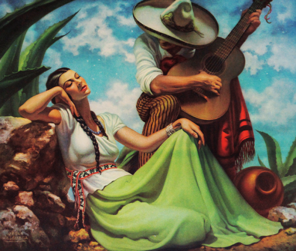 Художник Jesús Helguera, Мексика