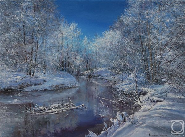 Иван Вохмин художник зима