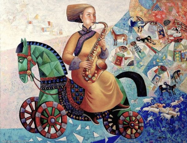 Заясхалан монгольский художник